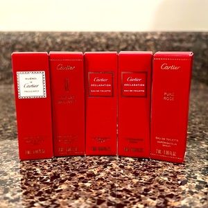 Cartier sample of 5 perfume